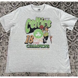Boston Celtics T-shirt Size L 18x Champions NBA Basketball